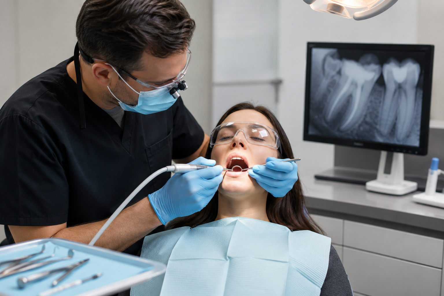 Root canal procedure at Wildwood Dental Clinic