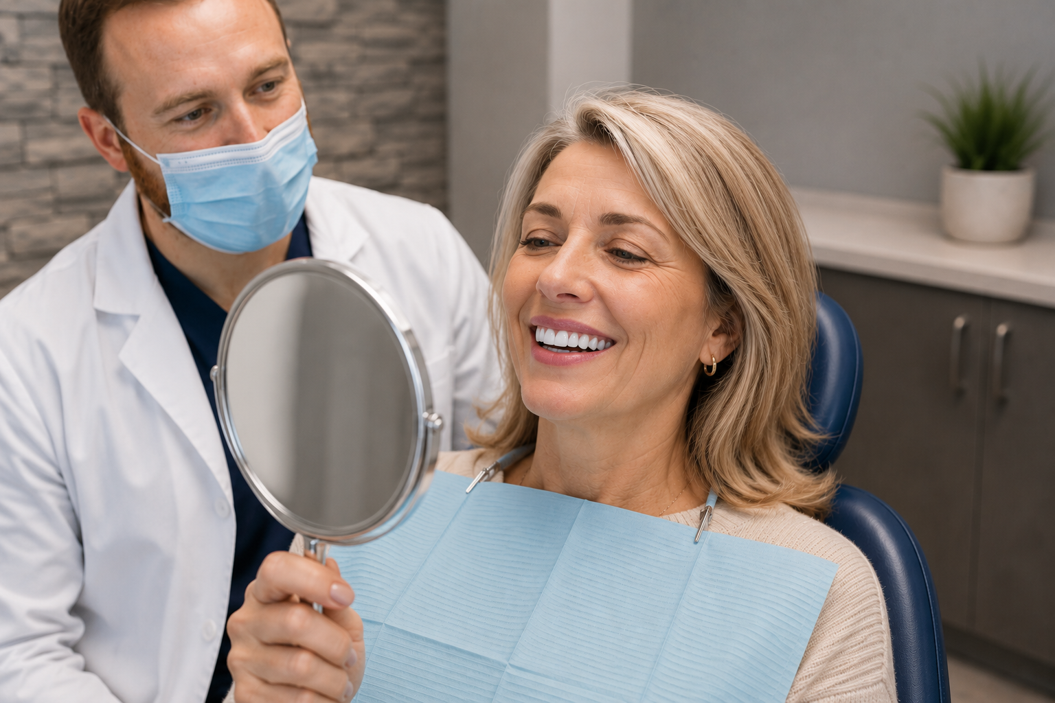 Teeth whitening procedure at Wildwood Dental Clinic