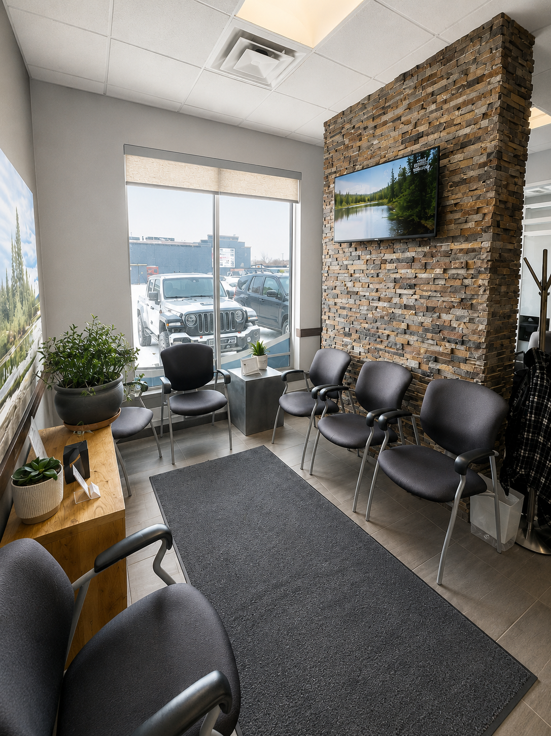 Comfortable seating area at Wildwood Dental Clinic