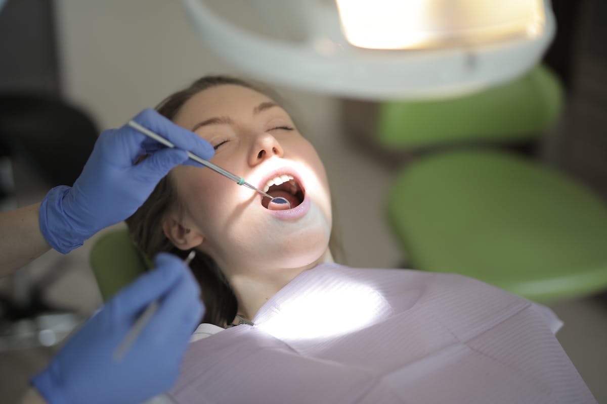 Clinical endodontic procedure in progress